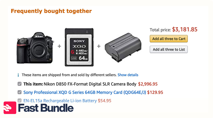 Amazon’s “Frequently Bought Together”