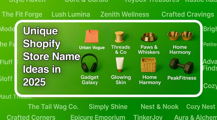 Shopify Store Name Ideas