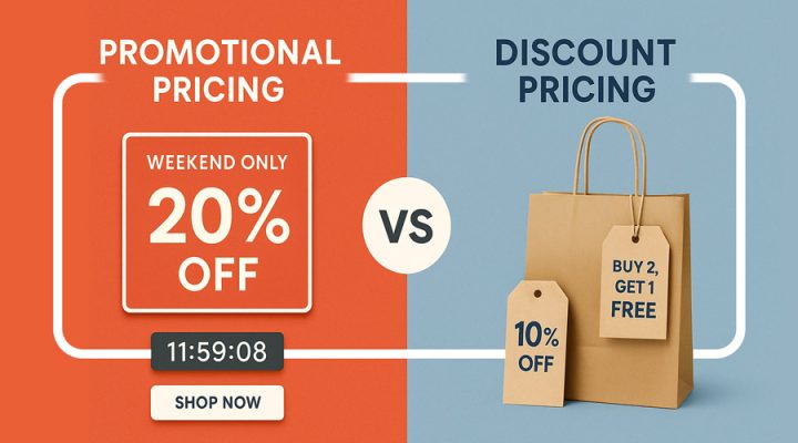 Promotional pricing vs discount pricing